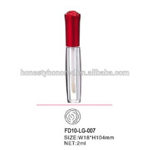 2015 New Girl Cosmetic Clear vazio 2ML Mini Lip Gloss Container